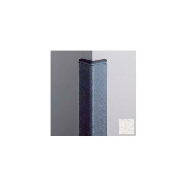 Pawling Surface Mounted Corner Guard 90Deg, 2'' Wings, 8'H W/ Caps, Pearl CG-20-8-361 - main